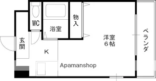 グランミュー【306号室】の間取り