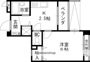 APRICITY西宮駅前【3階】の間取り