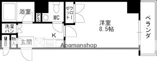 ラ・セーヌ西宮【11階】の間取り