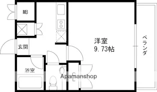 ラ・セーヌ西宮【702号室】の間取り