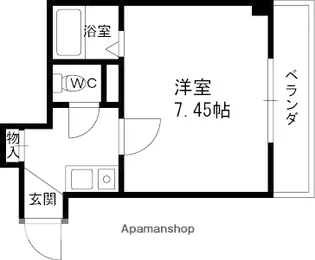 エトールⅦ【118号室】の間取り