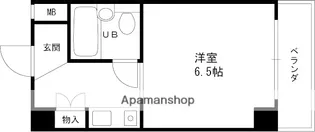 シェルプール弐番館【306号室】の間取り