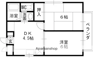 パラシオ【2階】の間取り