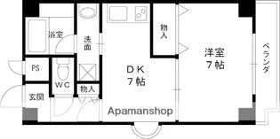 兵庫県西宮市里中町2丁目【マンション】の間取り
