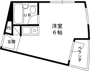 THE CITY鳴尾【3階】の間取り
