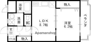 フレシール【3階】の間取り