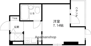 夙川羽衣町パークハイムⅡ【4階】の間取り