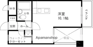 ホープ芦屋【2階】の間取り