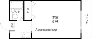 ルミエール苦楽園【3階】の間取り