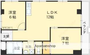 ハイツ相生【2階】の間取り