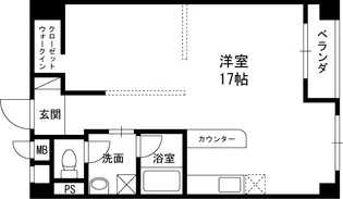 甲子園口ハウス【4階】の間取り