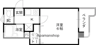 ベルカンポ曙【2階】の間取り