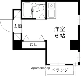 メゾンモナムール【1階】の間取り