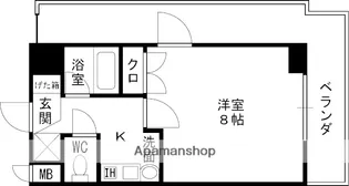 INGCASA西宮Ⅰ【705号室】の間取り