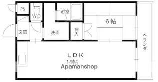 グランヴィア北夙川【1階】の間取り