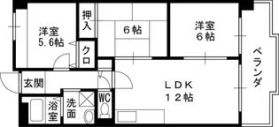 アグア【2階】の間取り
