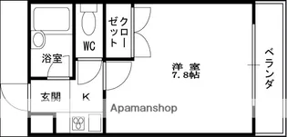 リッチライフ甲子園Ⅷ【210号室】の間取り