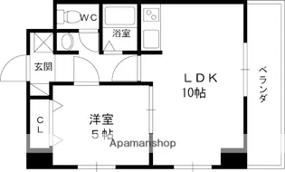 M’プラザ香里壱番館【6階】の間取り