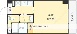 セラフィコート枚方【5階】の間取り