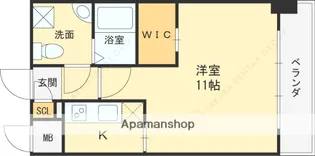 セレニテ甲子園I【6階】の間取り