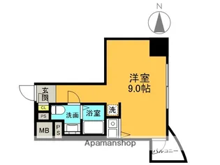 インターフェルティR2甲子園【6階】の間取り