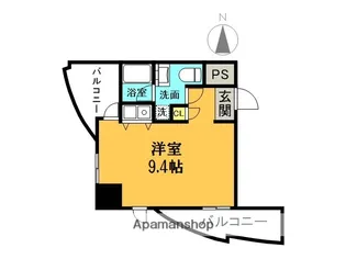 インターフェルティR2甲子園【9階】の間取り