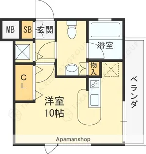 BRISTOL【3階】の間取り