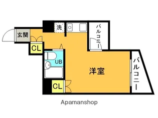 THE CITY甲子園口【2階】の間取り