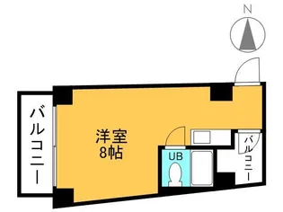 大華ハイツ【3階】の間取り