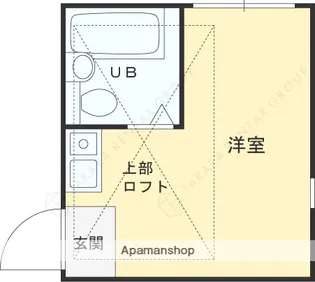 パレス甲東園Ⅰ【1階】の間取り