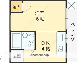 メゾン笠屋町【4階】の間取り