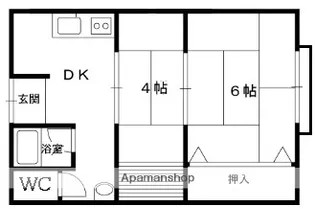 プリーメルハイツ【2階】の間取り