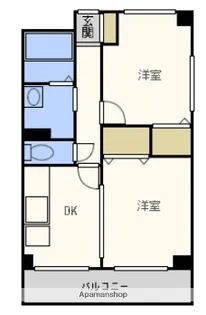 兵庫県尼崎市長洲中通1丁目【マンション】の間取り