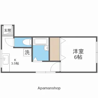 兵庫県尼崎市大物町1丁目【マンション】の間取り