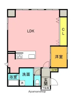 キャッスルプラザ西宮【2階】の間取り