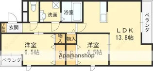 ラナコート【3階】の間取り