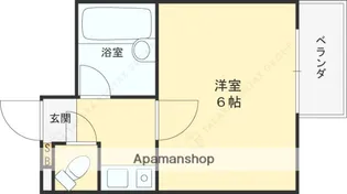 ホワイエ甲子園【1階】の間取り