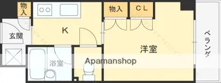 芦屋精道町アネックス【5階】の間取り
