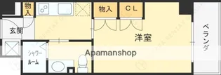 芦屋精道町アネックス【5階】の間取り