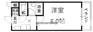 兵庫県西宮市雲井町【アパート】の間取り