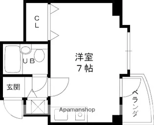 ダンディライオン西宮II【4階】の間取り
