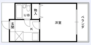 クレストJ塚口【3階】の間取り
