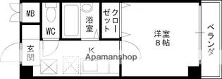 兵庫県西宮市高松町【マンション】の間取り