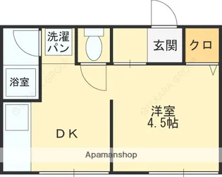 阪口マンション【302号室】の間取り