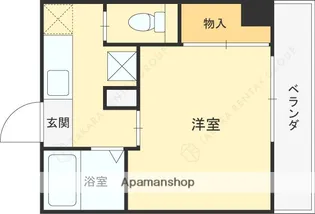 リッツメイト【4階】の間取り