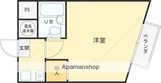 兵庫県芦屋市東芦屋町【マンション】の間取り