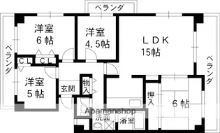 ドムス門戸【1階】の間取り