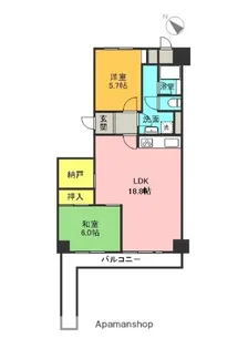 くずはニューハイツ【3階】の間取り