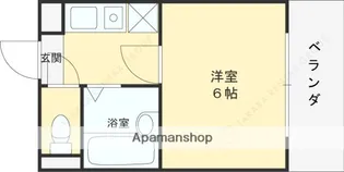 ルミエール稲野【4階】の間取り