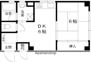 大丸ハイツ【406号室】の間取り
